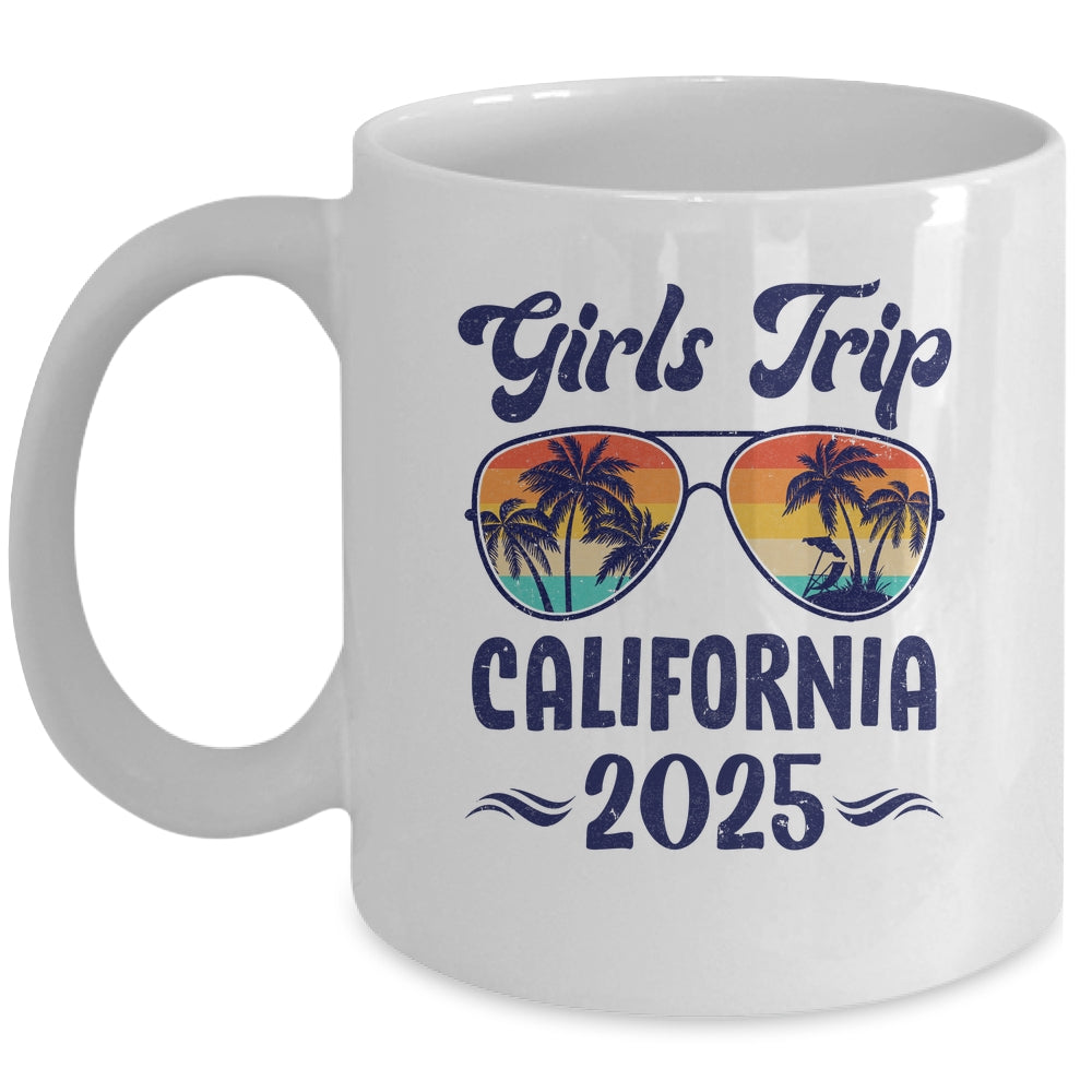 California Girls Trip Beach Vacation 2025 Matching Group Mug | siriusteestore