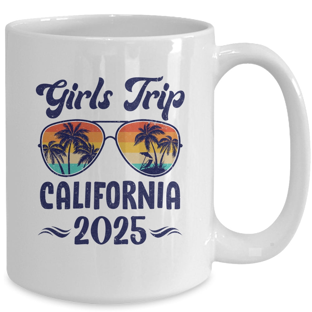 California Girls Trip Beach Vacation 2025 Matching Group Mug | siriusteestore
