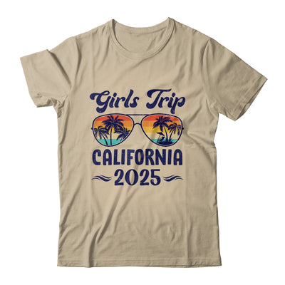 California Girls Trip Beach Vacation 2025 Matching Group Shirt & Tank Top | siriusteestore