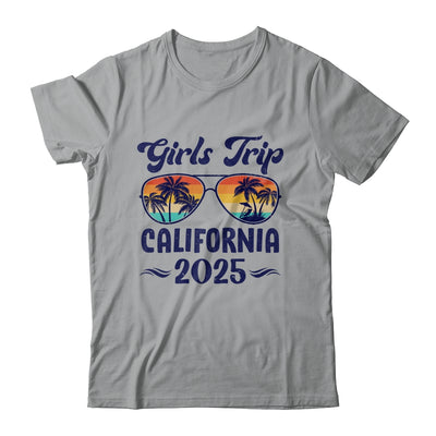 California Girls Trip Beach Vacation 2025 Matching Group Shirt & Tank Top | siriusteestore