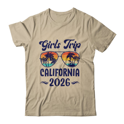 California Girls Trip Beach Vacation 2026 Matching Group Shirt & Tank Top | siriusteestore