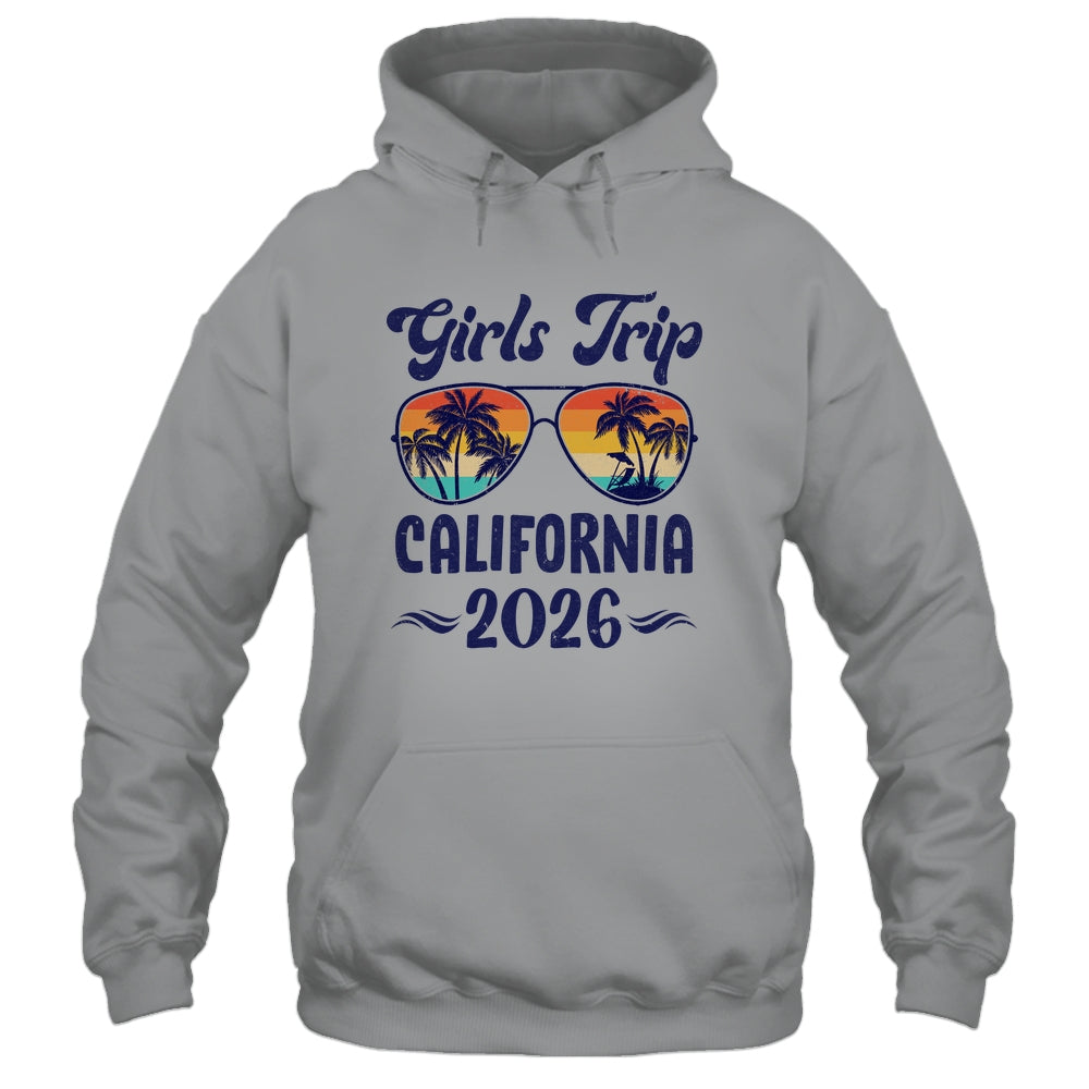 California Girls Trip Beach Vacation 2026 Matching Group Shirt & Tank Top | siriusteestore