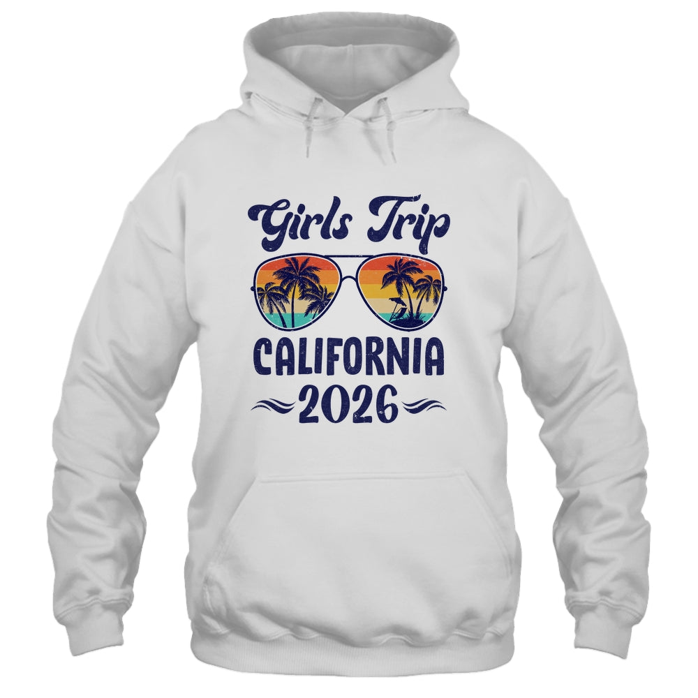 California Girls Trip Beach Vacation 2026 Matching Group Shirt & Tank Top | siriusteestore