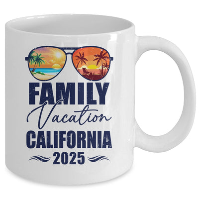 California Matching Family Vacation 2025 Making Memories Mug | siriusteestore