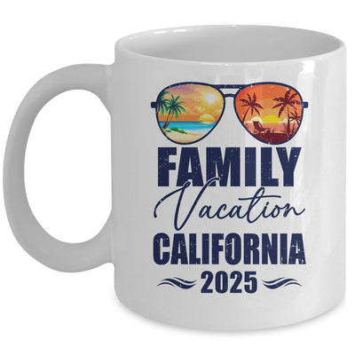 California Matching Family Vacation 2025 Making Memories Mug | siriusteestore