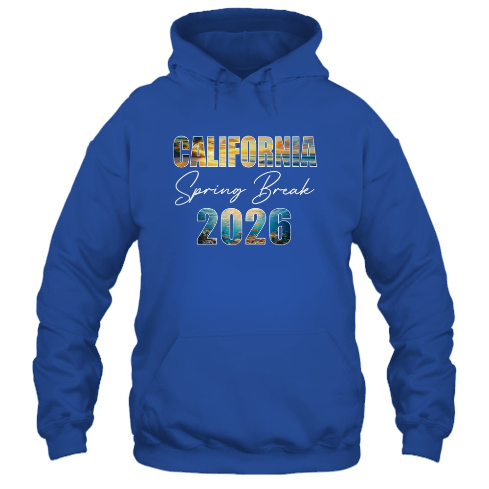 California Spring Break 2026 Summer Vacation Beach Shirt & Tank Top | siriusteestore
