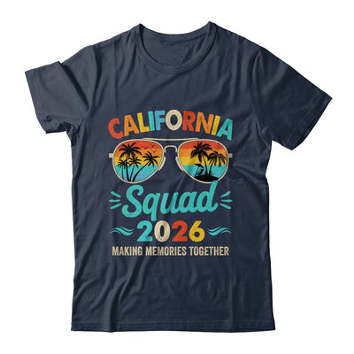 California Squad 2026 Vacation Friends Family Matching Group Shirt & Tank Top | siriusteestore