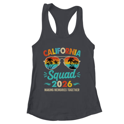 California Squad 2026 Vacation Friends Family Matching Group Shirt & Tank Top | siriusteestore