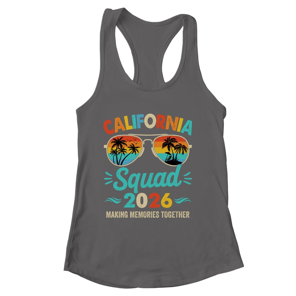 California Squad 2026 Vacation Friends Family Matching Group Shirt & Tank Top | siriusteestore