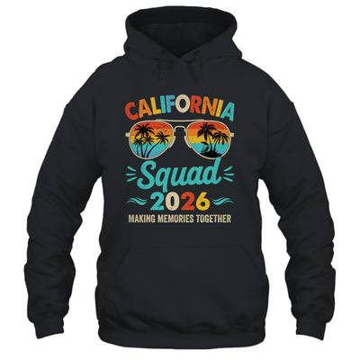 California Squad 2026 Vacation Friends Family Matching Group Shirt & Tank Top | siriusteestore