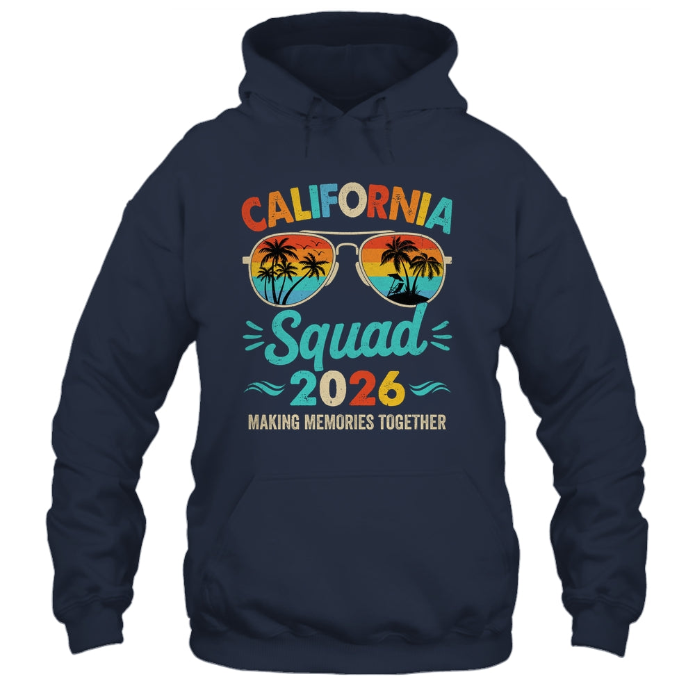 California Squad 2026 Vacation Friends Family Matching Group Shirt & Tank Top | siriusteestore