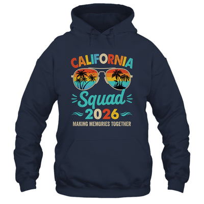 California Squad 2026 Vacation Friends Family Matching Group Shirt & Tank Top | siriusteestore