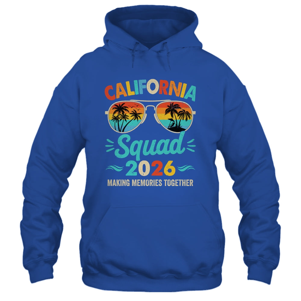 California Squad 2026 Vacation Friends Family Matching Group Shirt & Tank Top | siriusteestore
