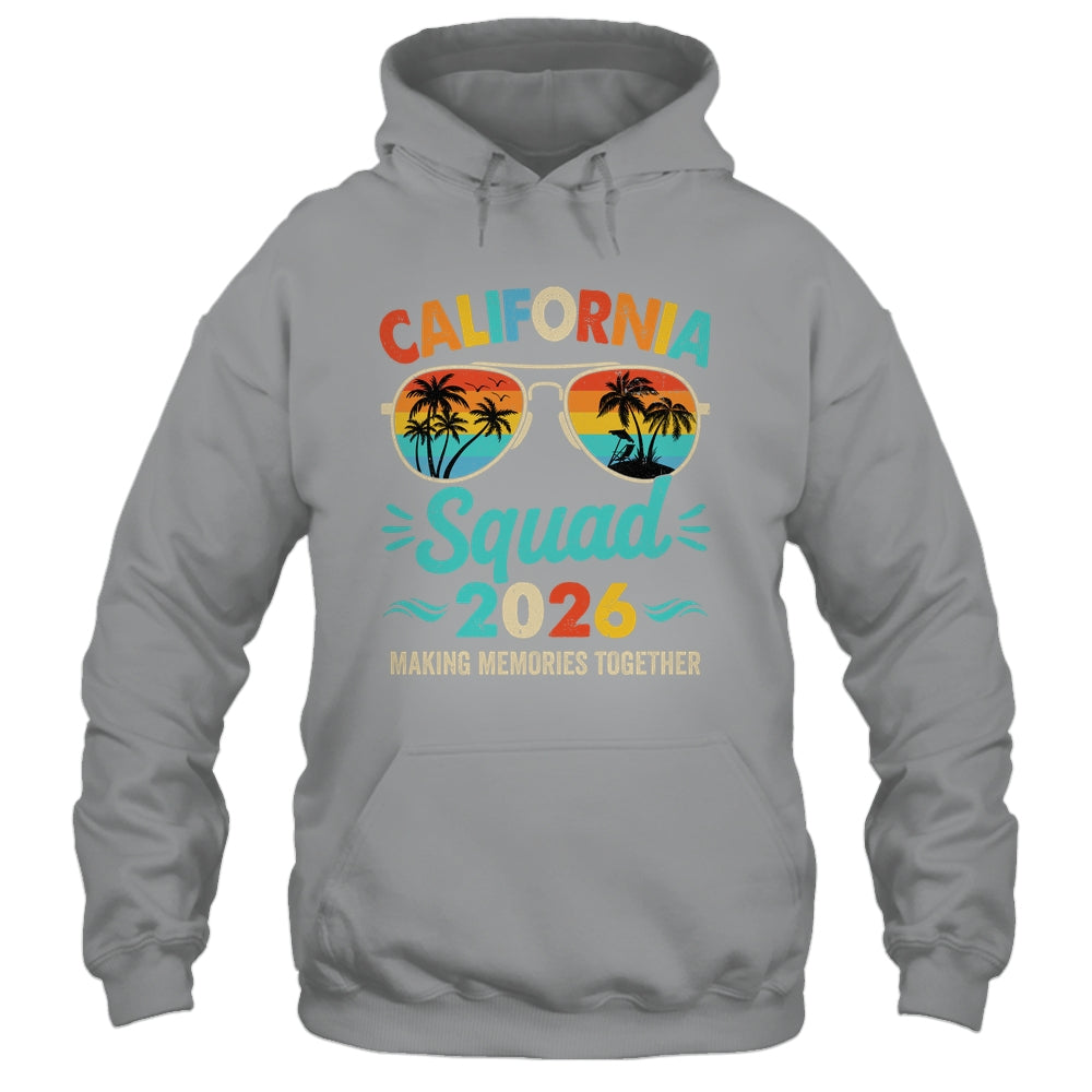 California Squad 2026 Vacation Friends Family Matching Group Shirt & Tank Top | siriusteestore