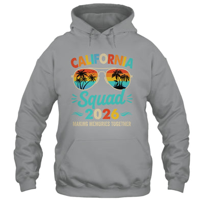 California Squad 2026 Vacation Friends Family Matching Group Shirt & Tank Top | siriusteestore