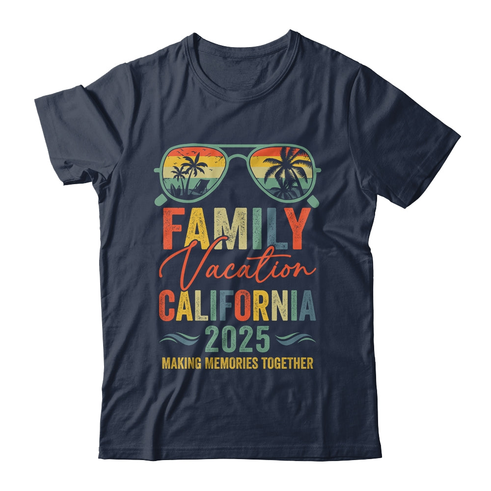 California Vacation 2025 Matching Family Group Summer Shirt & Tank Top | siriusteestore