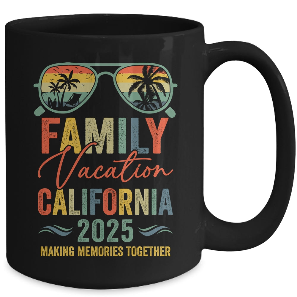 California Vacation 2025 Matching Family Group Summer Mug | siriusteestore