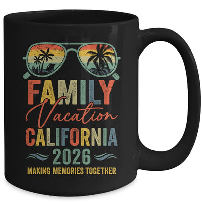 California Vacation 2026 Matching Family Group Summer Mug | siriusteestore