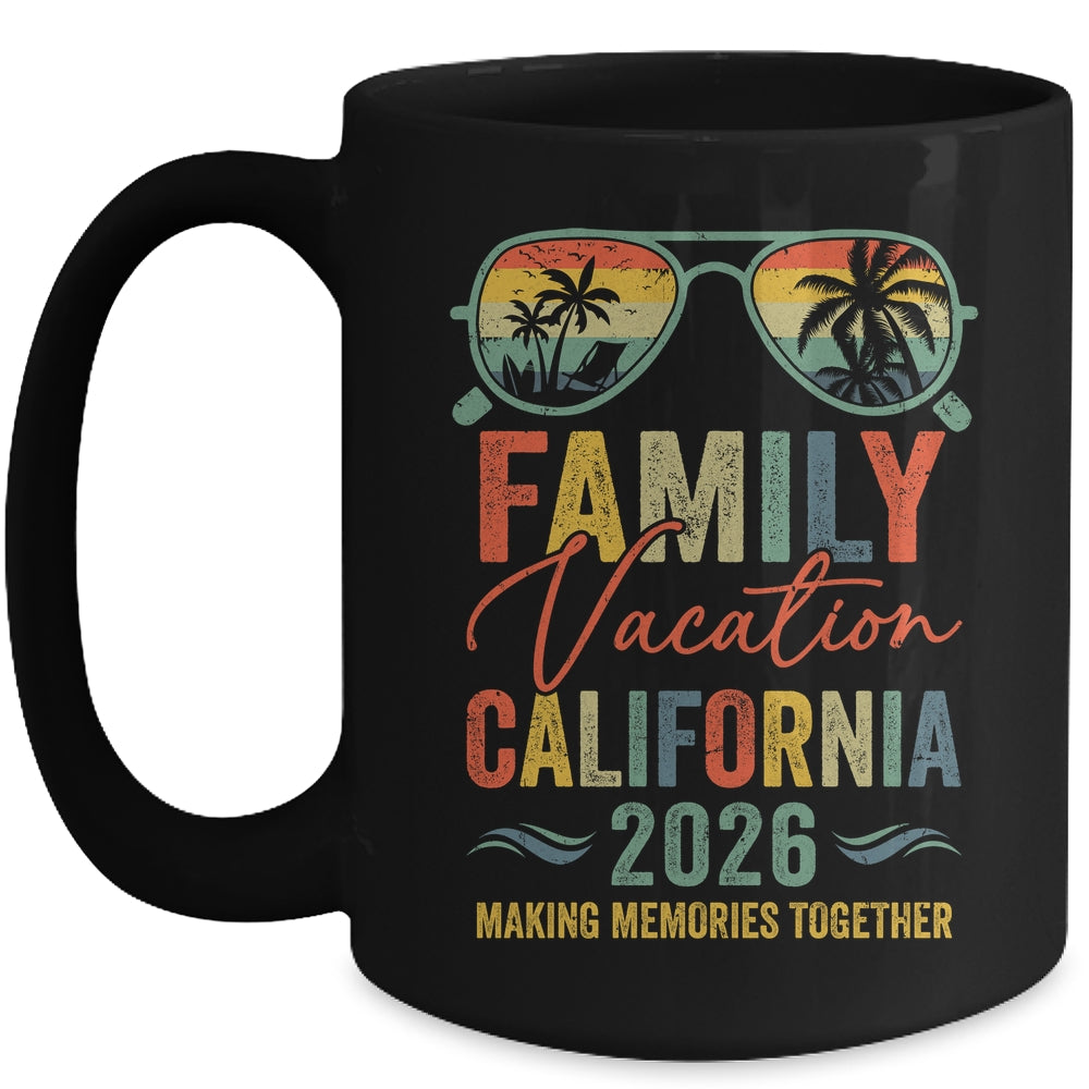 California Vacation 2026 Matching Family Group Summer Mug | siriusteestore