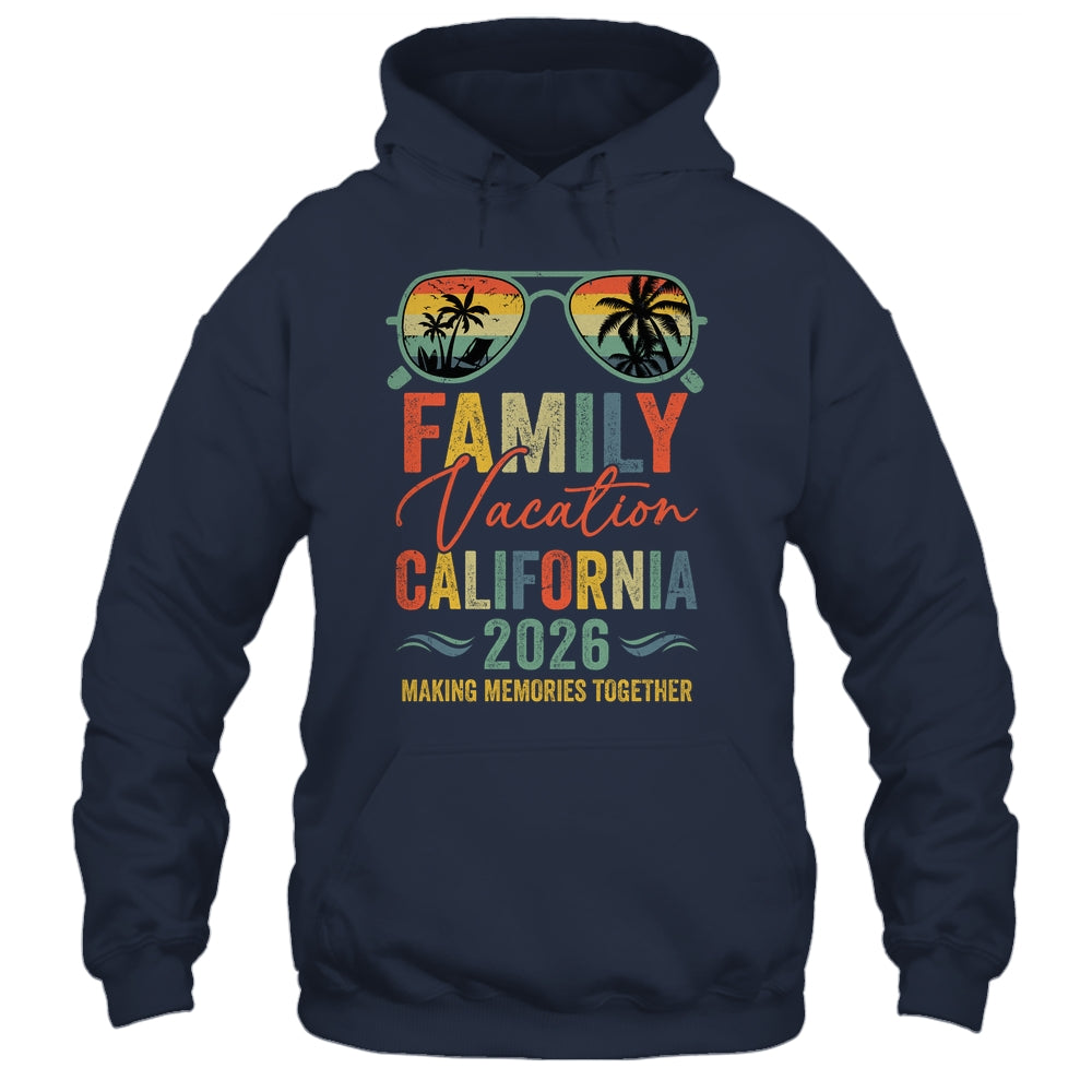 California Vacation 2026 Matching Family Group Summer Shirt & Tank Top | siriusteestore