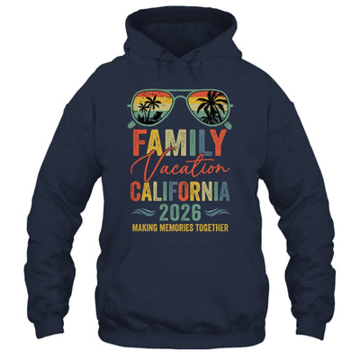 California Vacation 2026 Matching Family Group Summer Shirt & Tank Top | siriusteestore