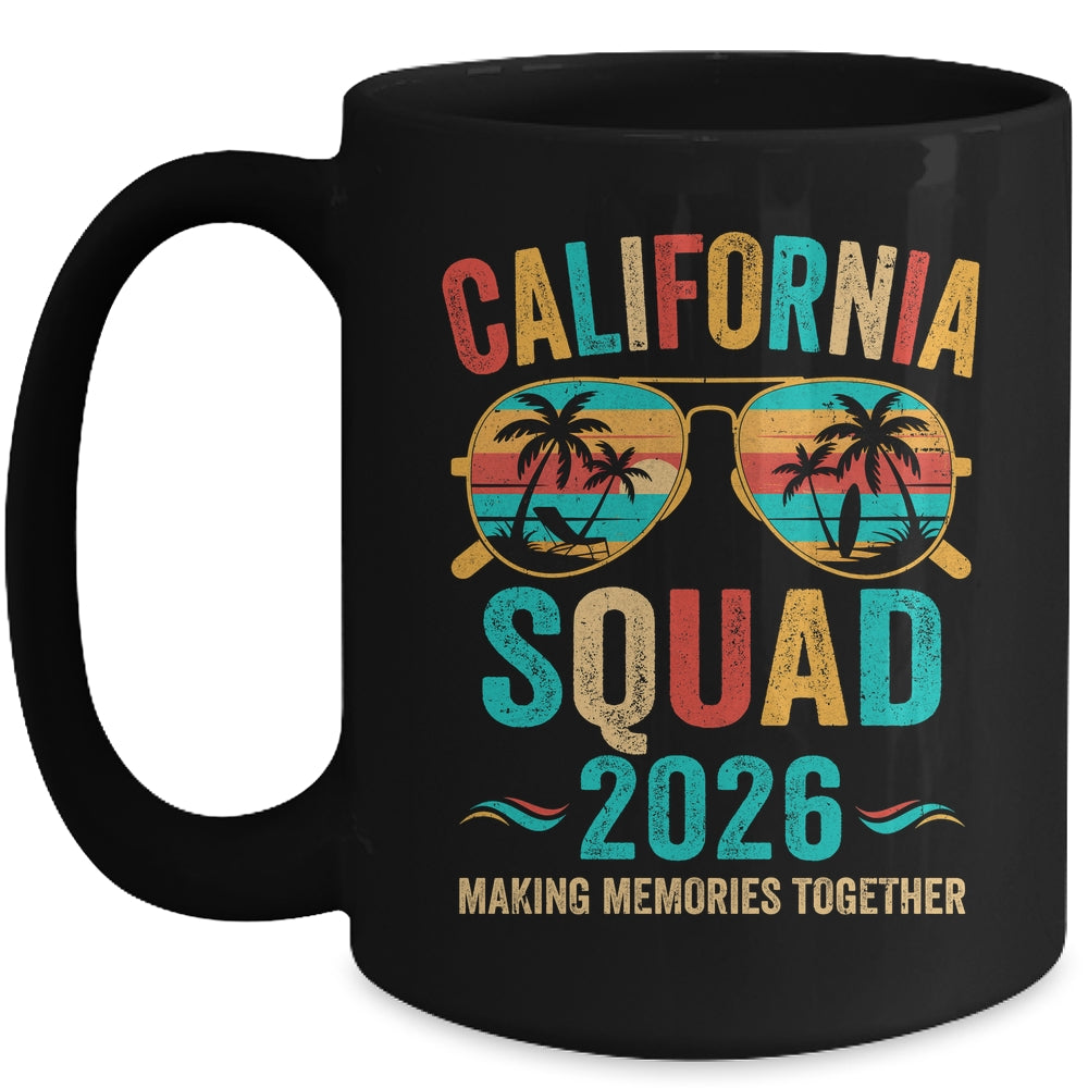 California Vacation Squad 2026 Family Matching Vintage Mug | siriusteestore