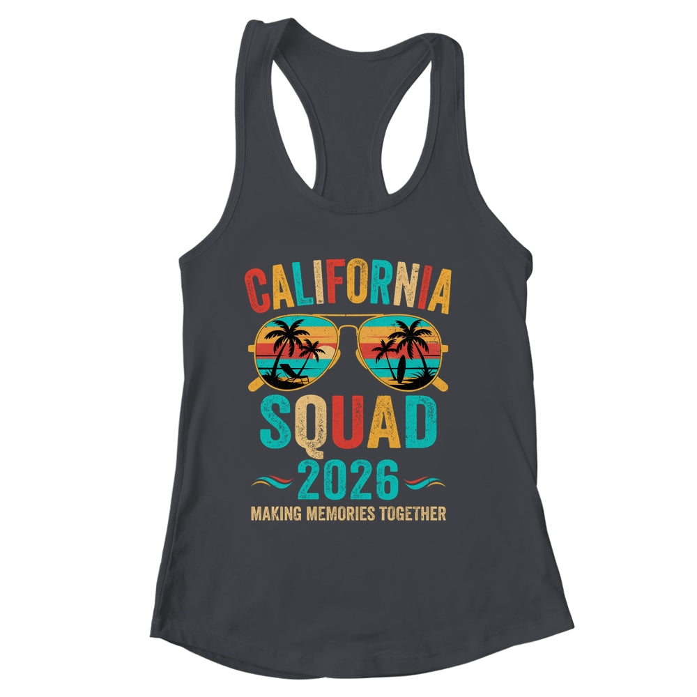 California Vacation Squad 2026 Family Matching Vintage Shirt & Tank Top | siriusteestore
