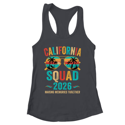 California Vacation Squad 2026 Family Matching Vintage Shirt & Tank Top | siriusteestore