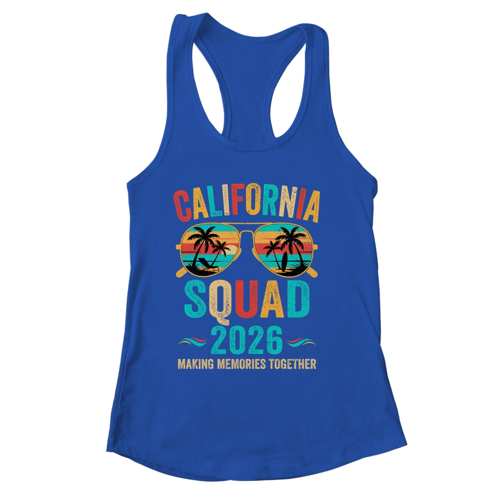 California Vacation Squad 2026 Family Matching Vintage Shirt & Tank Top | siriusteestore