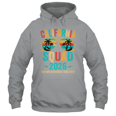 California Vacation Squad 2026 Family Matching Vintage Shirt & Tank Top | siriusteestore