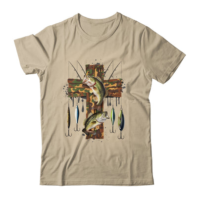 Camo Cross Fishing Christian Fishers Of Men Bible Faith Fish Shirt & Hoodie | siriusteestore