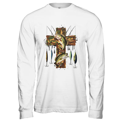 Camo Cross Fishing Christian Fishers Of Men Bible Faith Fish Shirt & Hoodie | siriusteestore