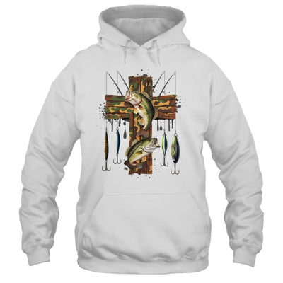 Camo Cross Fishing Christian Fishers Of Men Bible Faith Fish Shirt & Hoodie | siriusteestore