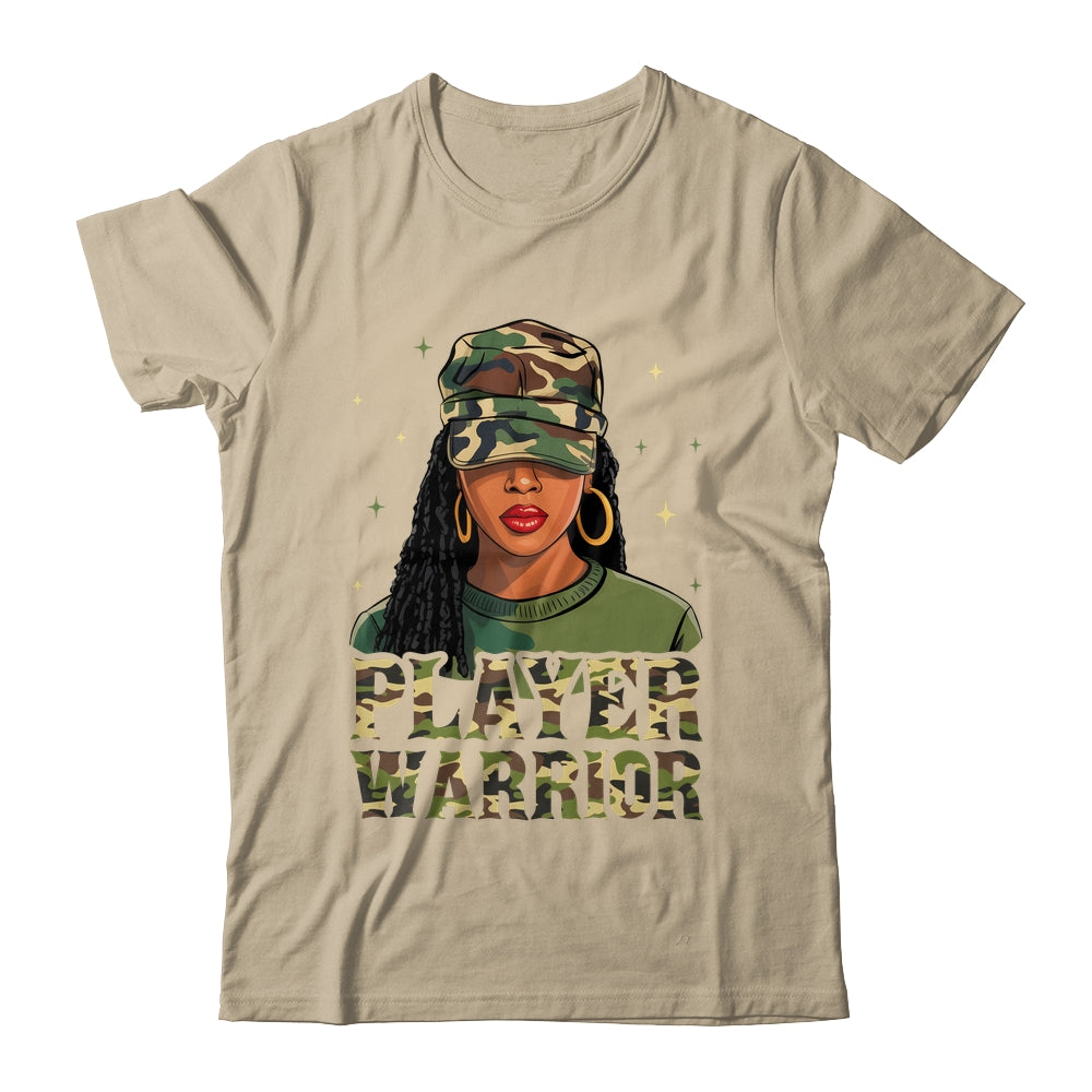 Camo Hat Prayer Warrior God Jesus Christian Black Girl Women Shirt & Tank Top | siriusteestore
