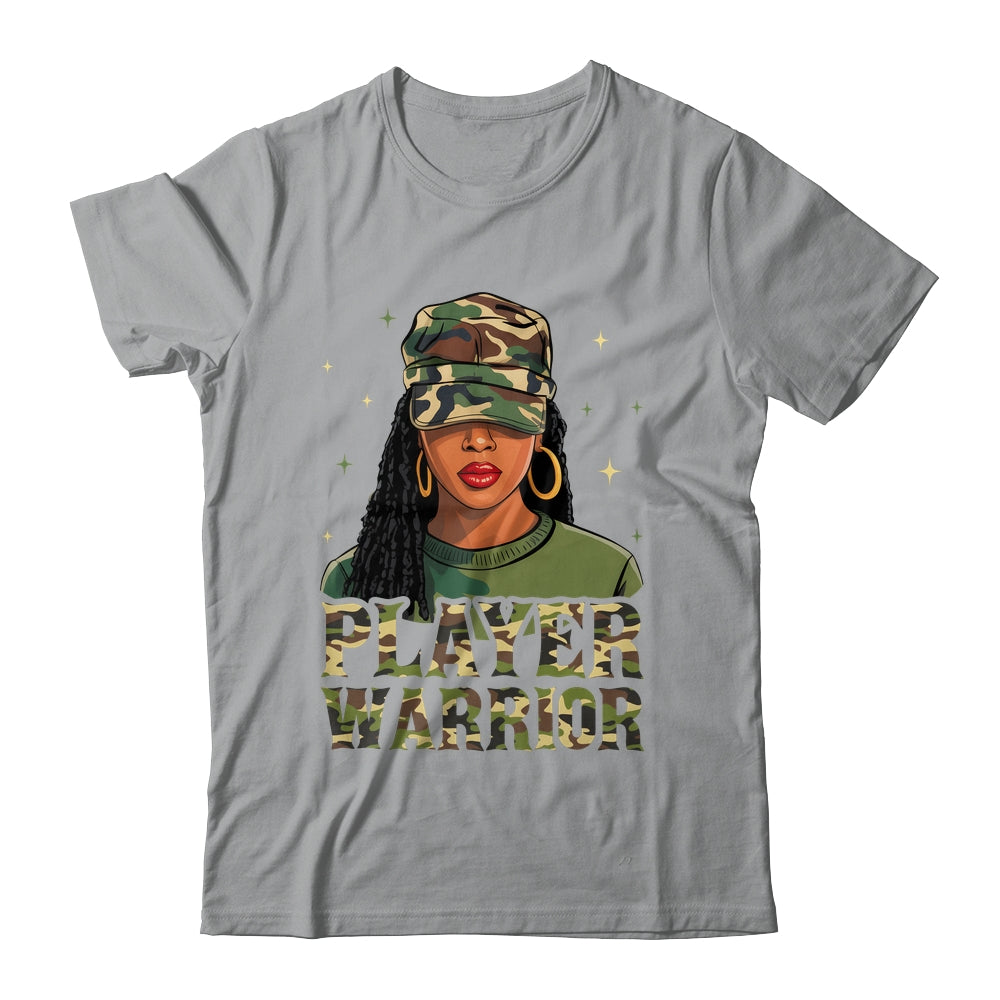 Camo Hat Prayer Warrior God Jesus Christian Black Girl Women Shirt & Tank Top | siriusteestore