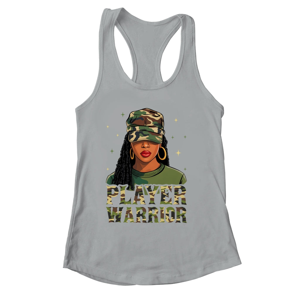 Camo Hat Prayer Warrior God Jesus Christian Black Girl Women Shirt & Tank Top | siriusteestore