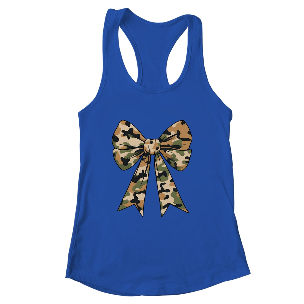 Camouflage Old Camo Bow Camo Coquette Bow Hunting Girl Women Shirt & Tank Top | siriusteestore