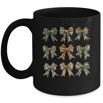 Camouflage Old Camo Bow Camo Coquette Bow Hunting Women Girl Mug | siriusteestore
