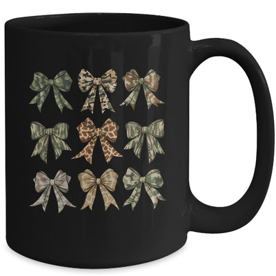 Camouflage Old Camo Bow Camo Coquette Bow Hunting Women Girl Mug | siriusteestore
