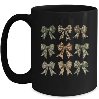 Camouflage Old Camo Bow Camo Coquette Bow Hunting Women Girl Mug | siriusteestore