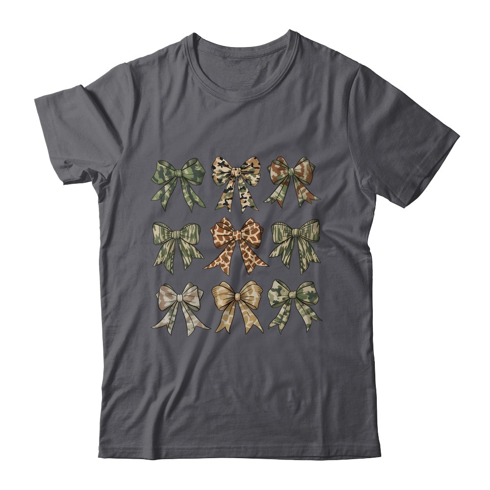 Camouflage Old Camo Bow Camo Coquette Bow Hunting Women Girl Shirt & Tank Top | siriusteestore