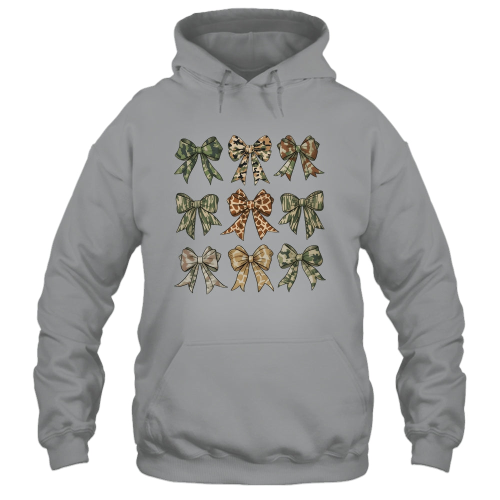 Camouflage Old Camo Bow Camo Coquette Bow Hunting Women Girl Shirt & Tank Top | siriusteestore