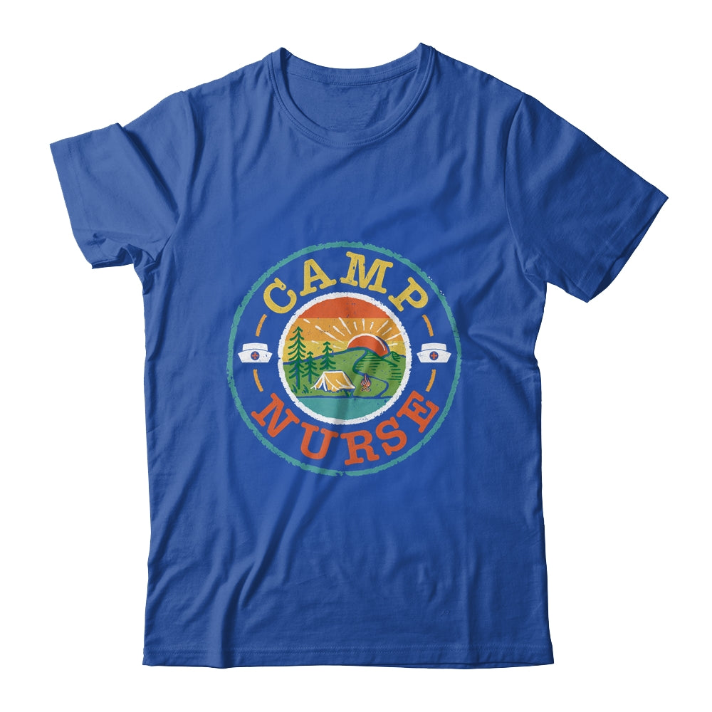 Camp Nurse Camping Nursing Registered Nurse Camper Shirt & Tank Top | siriusteestore