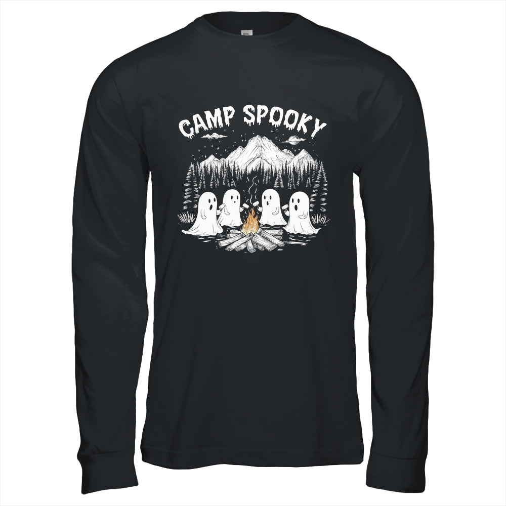 Camp Spooky Summerween Summer Halloween Cute Ghost Camping Shirt & Hoodie | siriusteestore