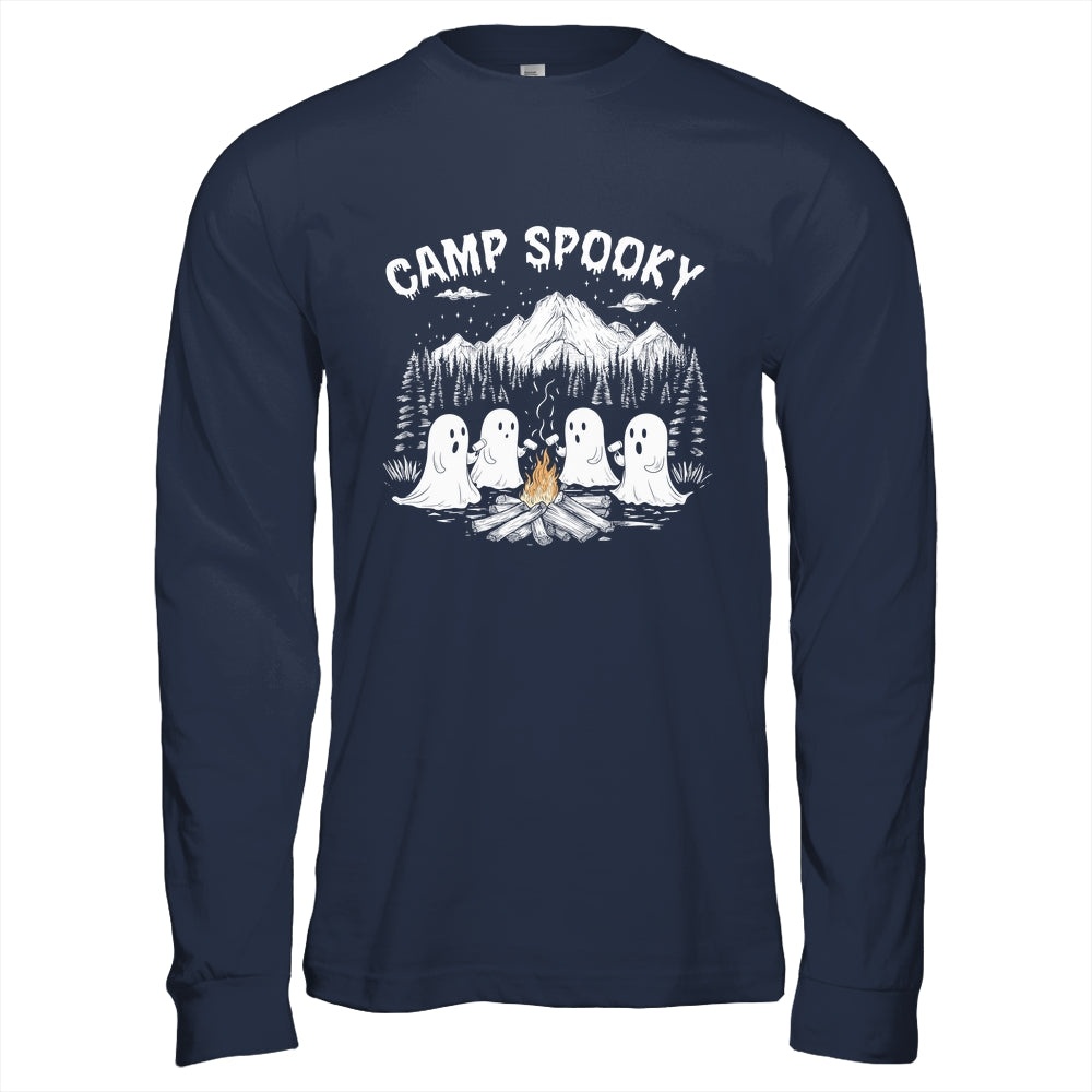Camp Spooky Summerween Summer Halloween Cute Ghost Camping Shirt & Hoodie | siriusteestore