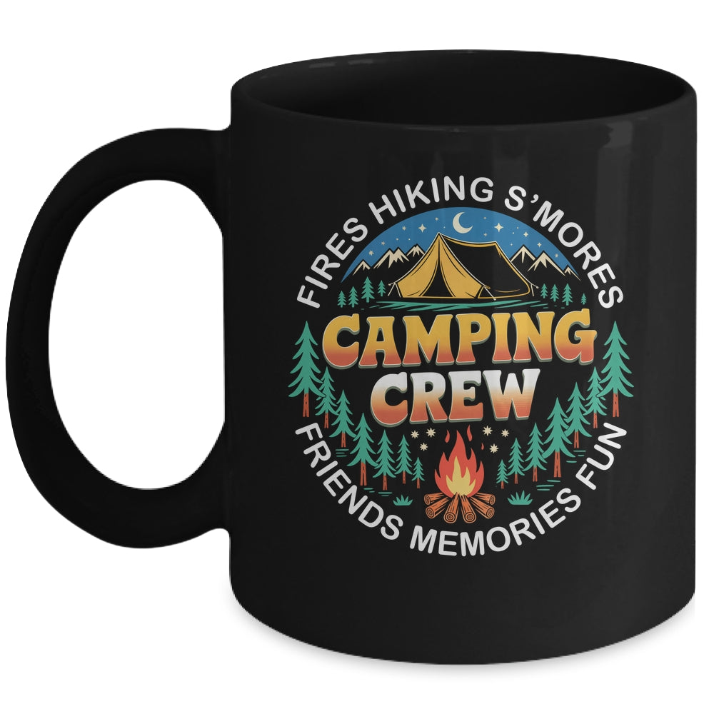 Camping Crew 2025 Family Matching Group Friends Men Women Kid Mug | siriusteestore