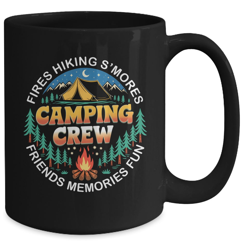 Camping Crew 2025 Family Matching Group Friends Men Women Kid Mug | siriusteestore