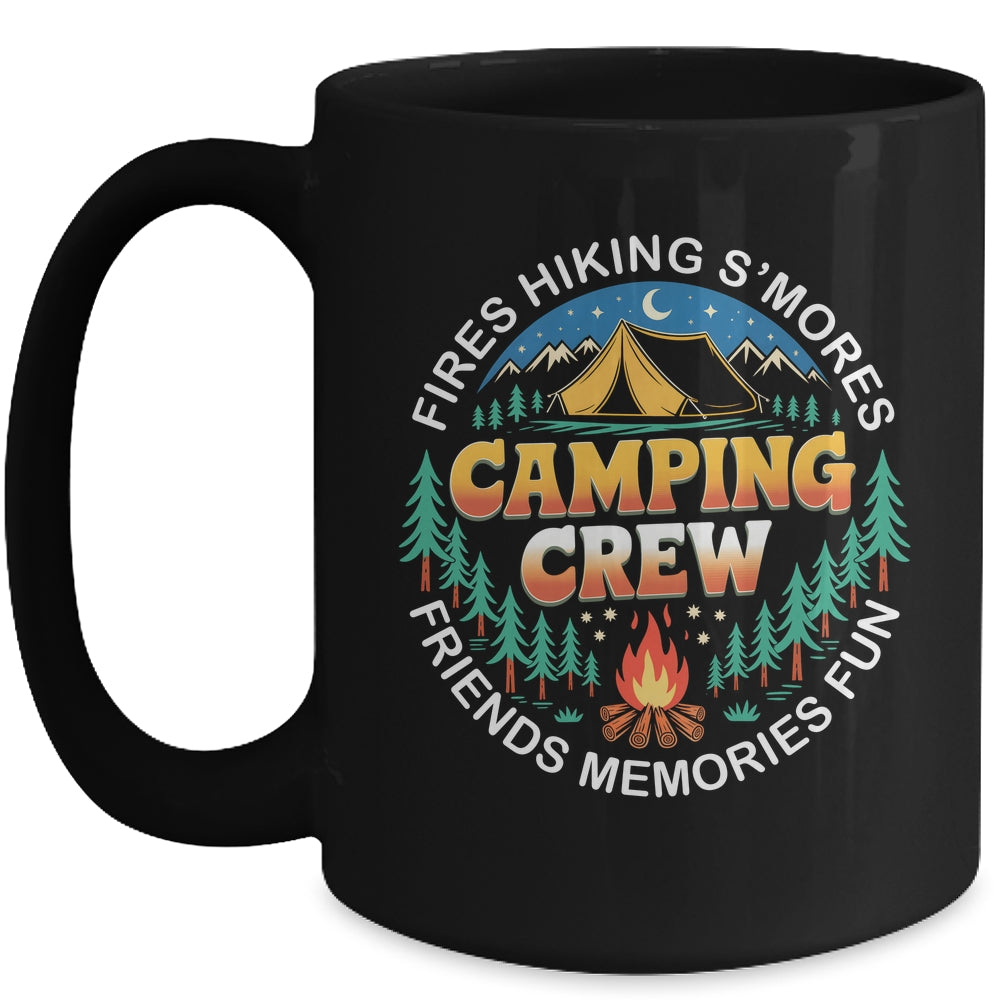 Camping Crew 2025 Family Matching Group Friends Men Women Kid Mug | siriusteestore