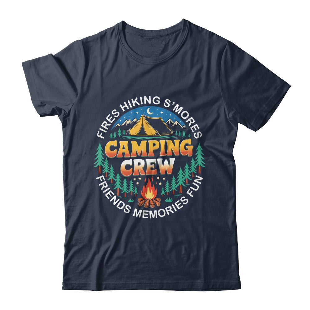 Camping Crew 2025 Family Matching Group Friends Men Women Kid Shirt & Tank Top | siriusteestore