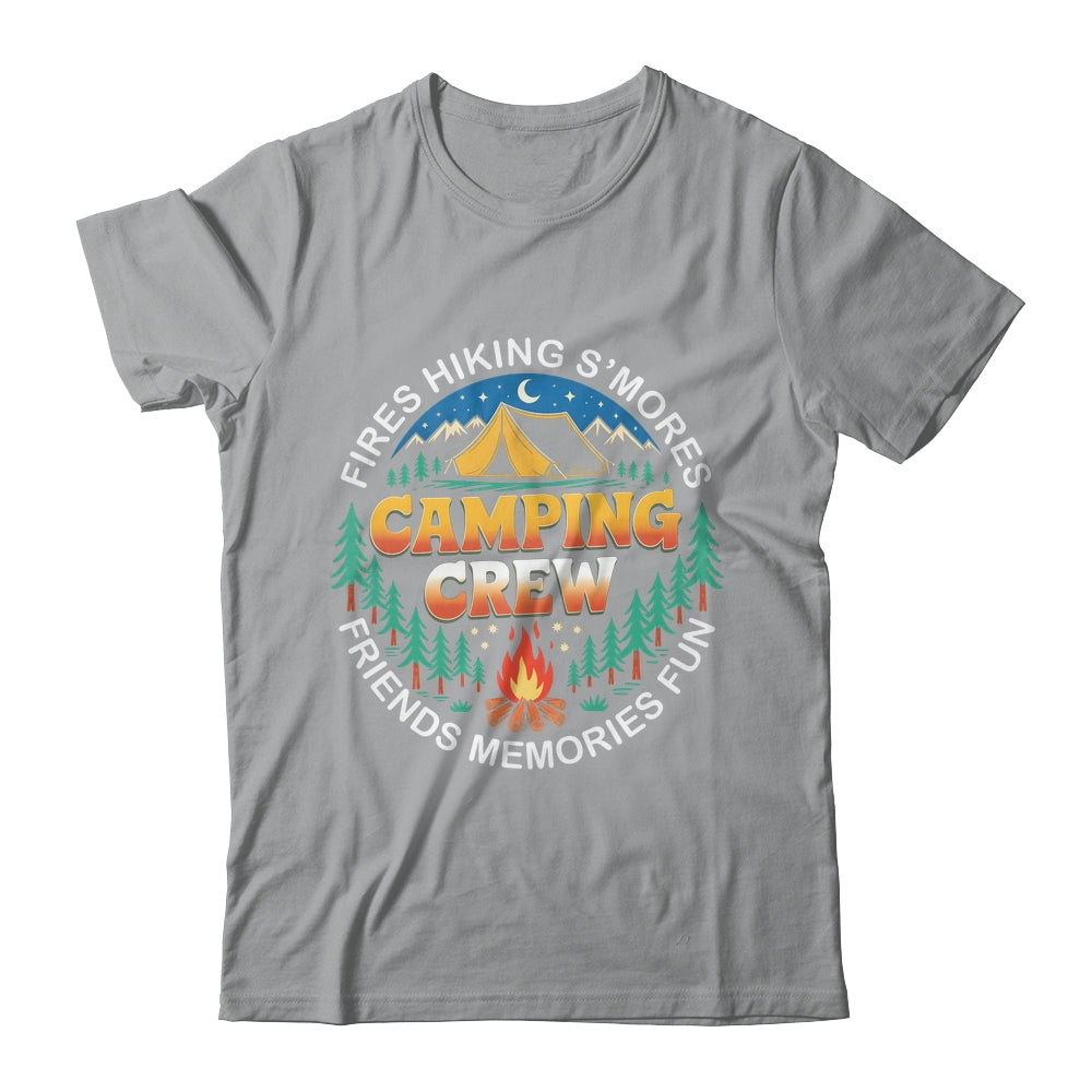 Camping Crew 2025 Family Matching Group Friends Men Women Kid Shirt & Tank Top | siriusteestore